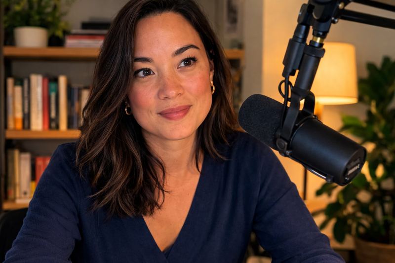 Sarah Chen, podcast host